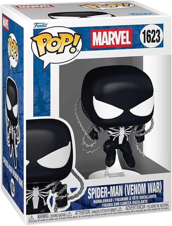 Funko Pop! Marvel: Venom Comics - Spider-Man (Venom War) - Marvel Comics