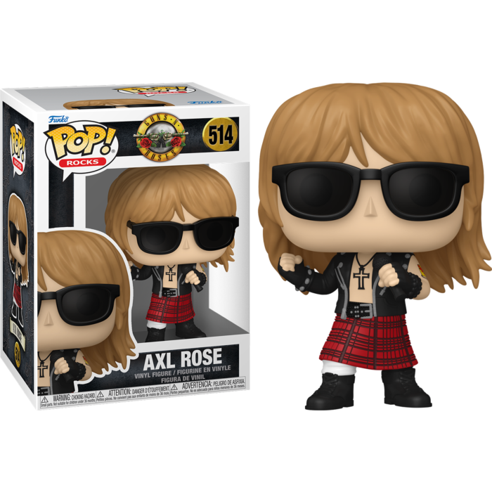 FUNKO POP! ROCKS:GNRS3-AXL ROSE(LALD)