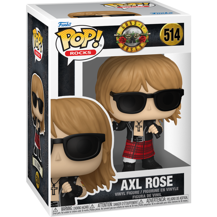 FUNKO POP! ROCKS:GNRS3-AXL ROSE(LALD)