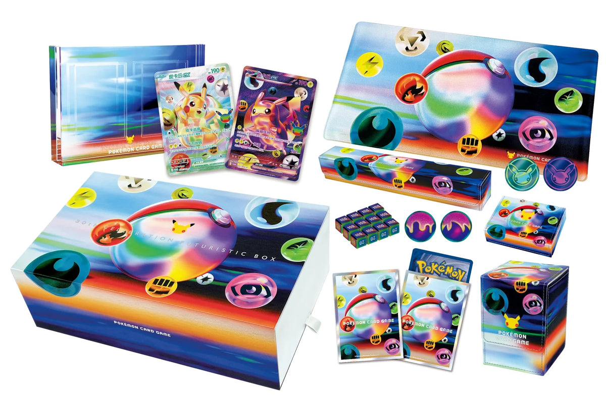2026 Pokemon S-Chinese 30th Celebration Futuristic Gift Box Sealed (PRE-ORDER)